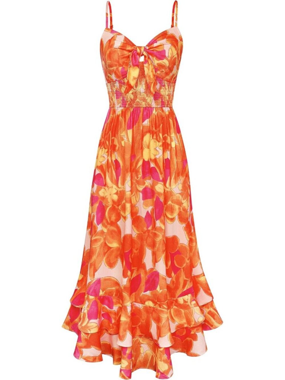 Floral Maxi Sundress for Women | Summer Boho Style, Lightweight & Comfortable